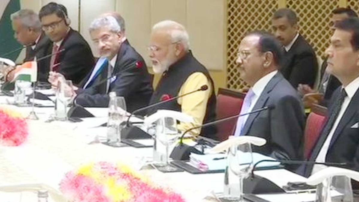 डेलीगेशन लेवल की बातचीत के दौरान पीएम मोदी