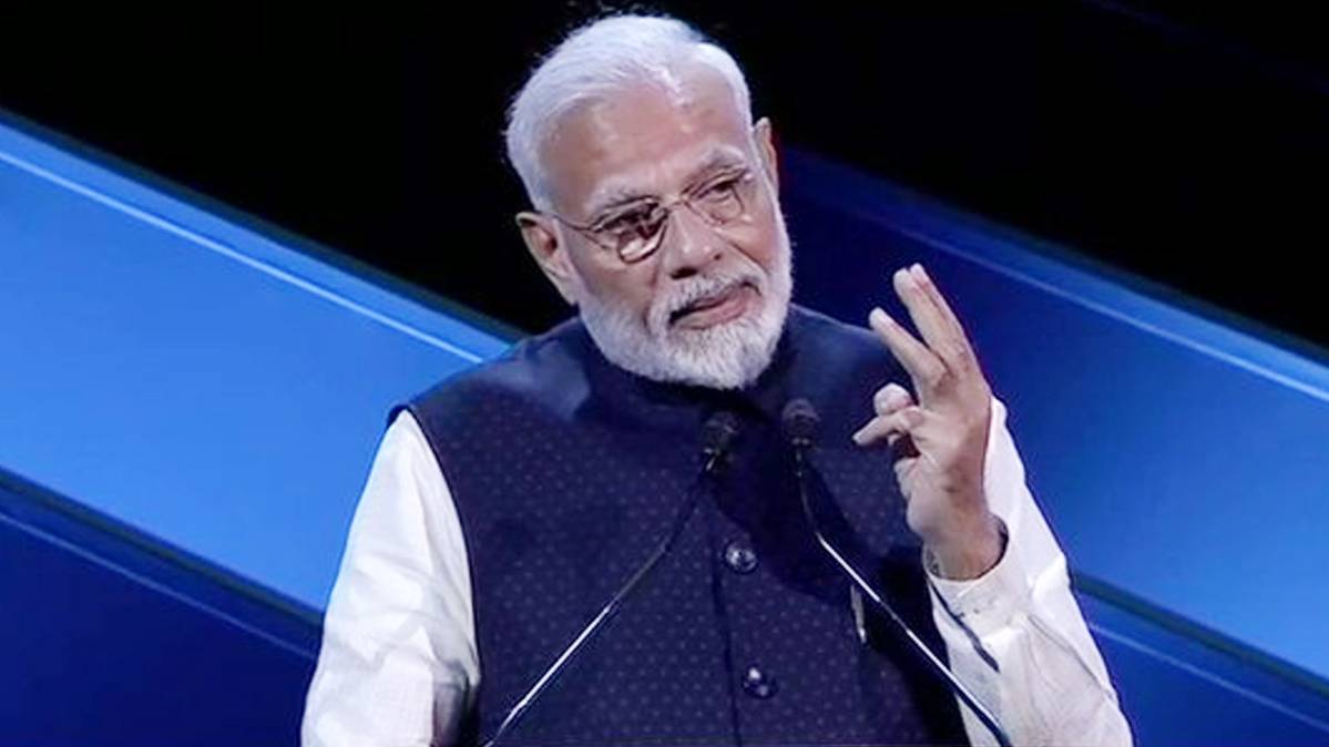 पीएम मोदी का FII में संबोधन(फोटो-ANI)