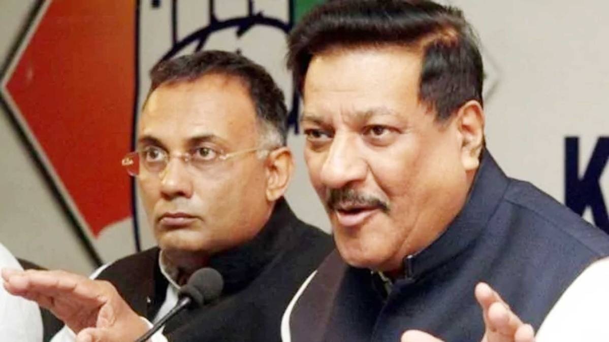 कांग्रेस नेता पृथ्वीराज चव्हाण (फोटो-ANI)