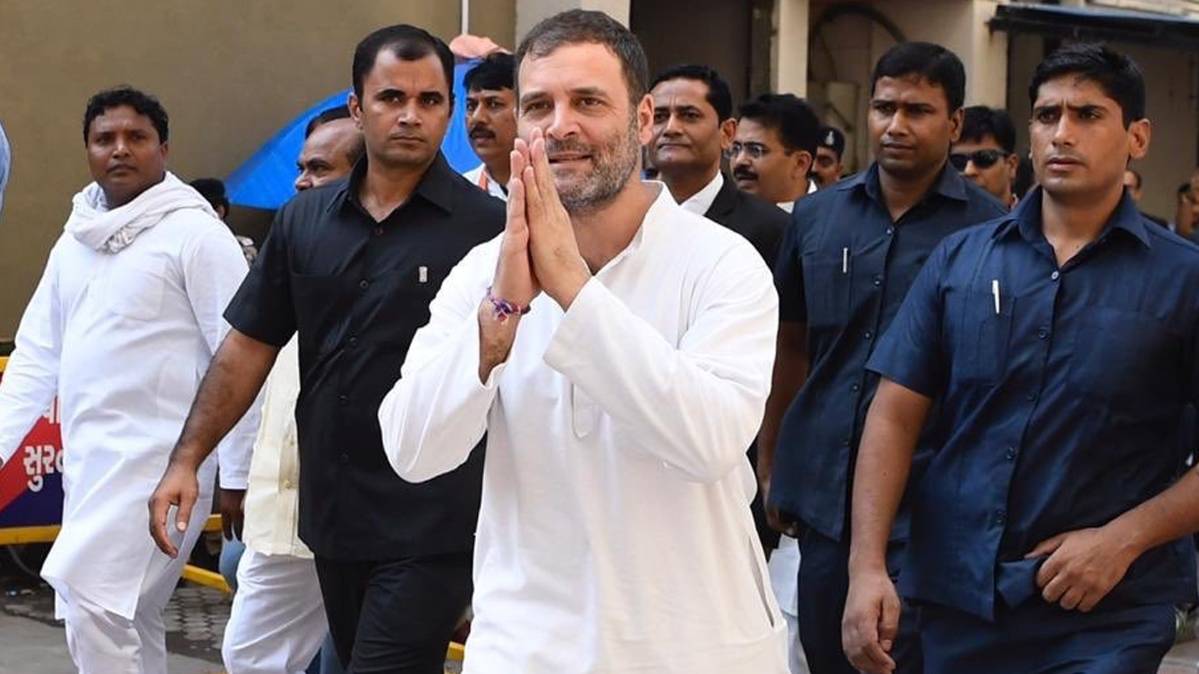 सूरत कोर्ट में पेश हुए राहुल गांधी