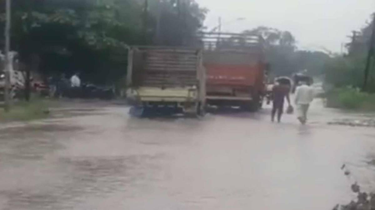 औरंगाबाद में भारी बारिश का कहर (PHOTO TV GRAB)