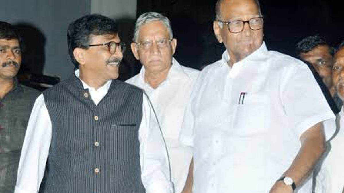 शरद पवार से शिवसेना नेता संजय राऊत ने की मुलाकात(फाइल फोटो)