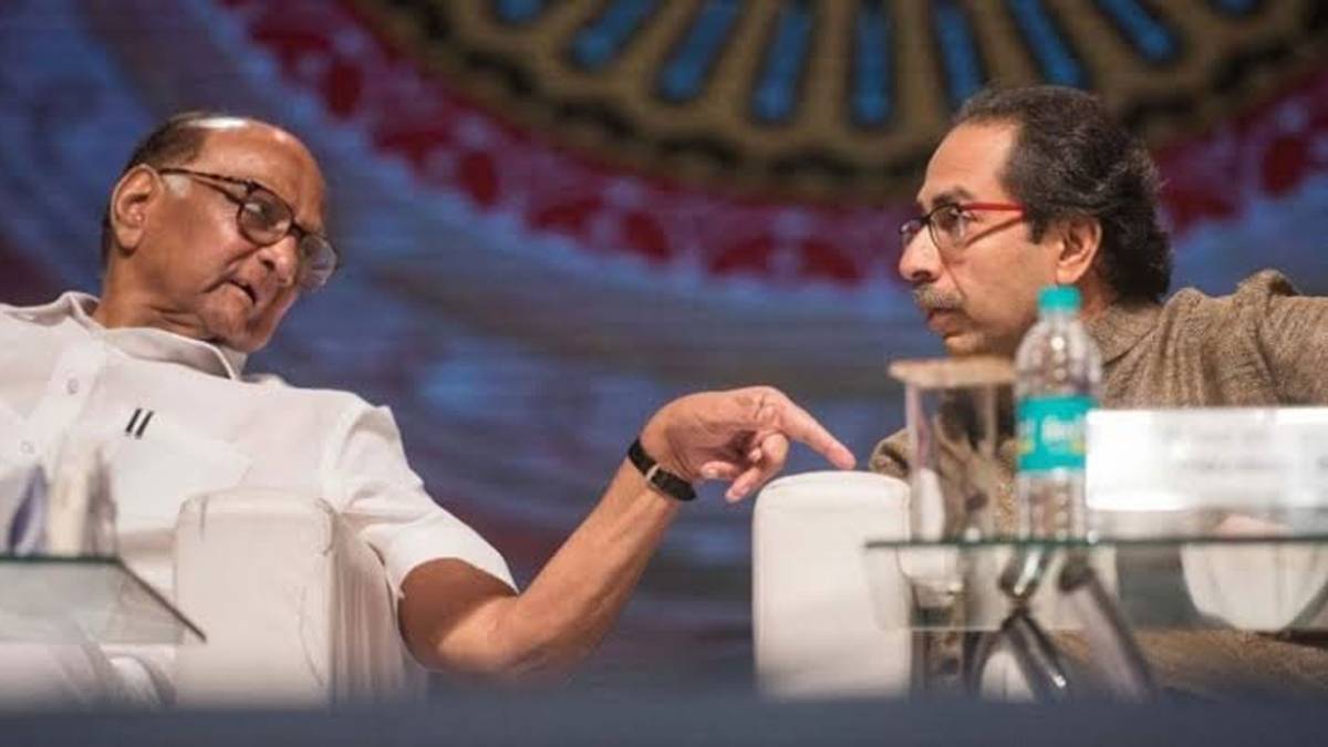 एनसीपी प्रमुख शरद पवार, शिवसेना प्रमुख उद्धव ठाकरे (File Photo)