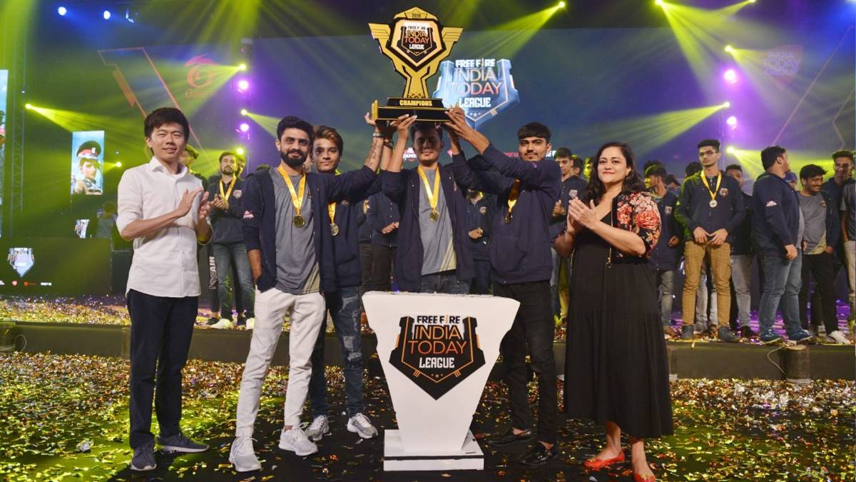 फ्री फायर इंडिया टुडे लीग में टीम नवाबजादे बने विजेता(फोटो-: Rajwant Rawat)