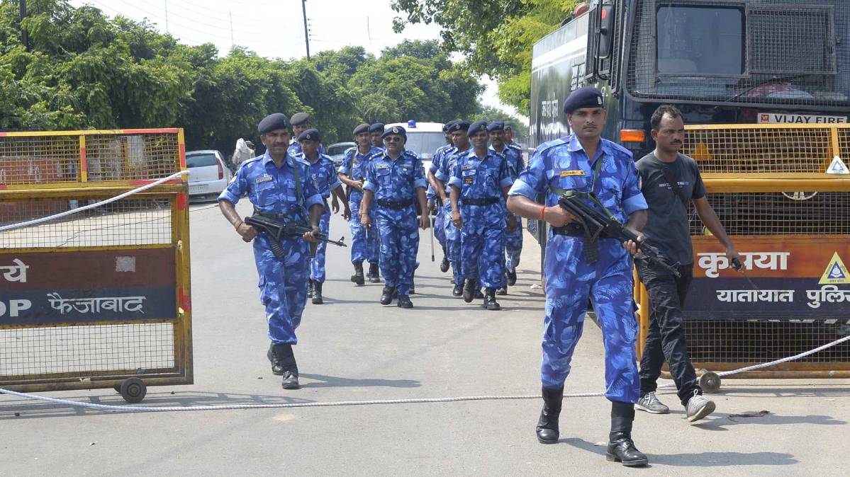 अयोध्या में अर्धसैनिक बलों के 4000 जवानों की तैनाती(फाइल फोटो)