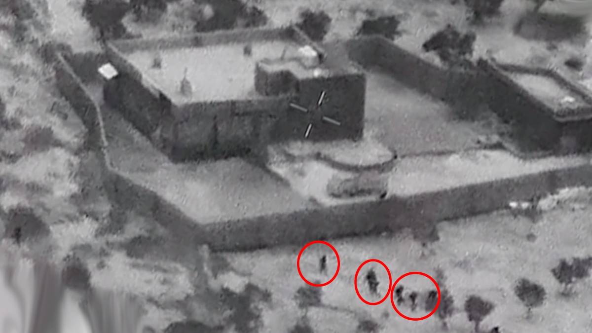 बगदादी के ठिकानों पर बमबारी का वीडियो