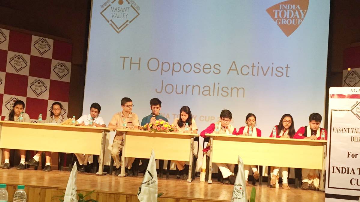 डिबेट फॉर द इंडिया टुडे कप 2019 का आयोजन