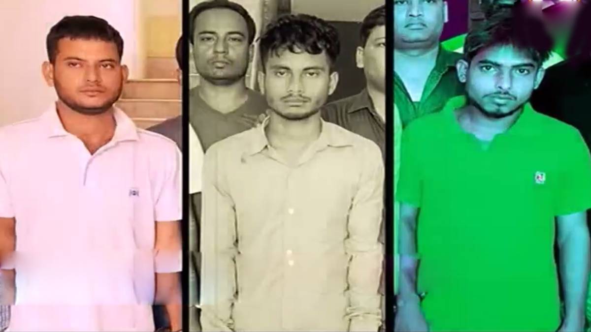 असम के गोलपाड़ा से पकड़े गए आरोपी (फोटो- अरविंद ओझा)