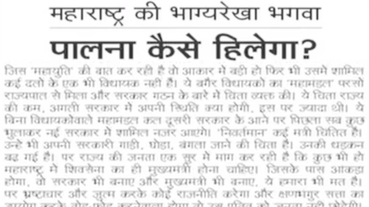 सामना (Video Grab)