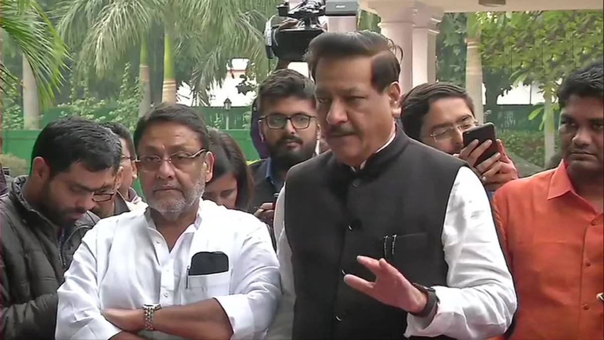 कांग्रेस-NCP में बनी बात (फोटो-ANI)