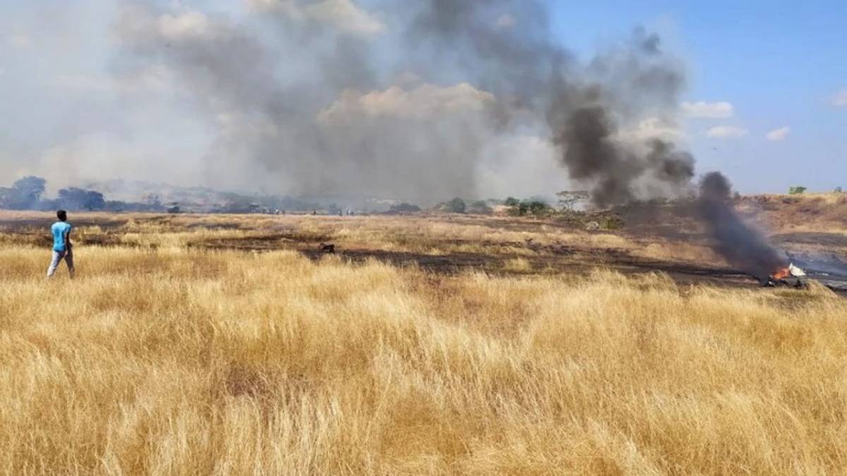 MiG 29 विमान क्रैश
