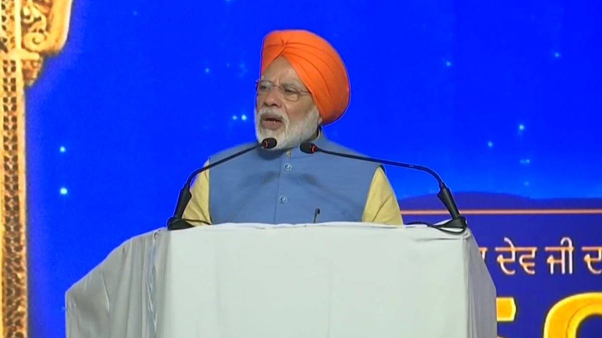 करतारपुर कॉरिडोर पर बोले PM मोदी (फोटो-ANI)