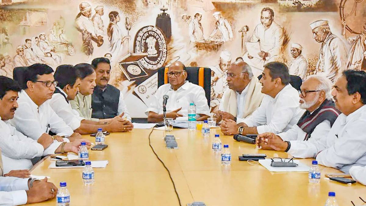 कांग्रेस और NCP की मीटिंग