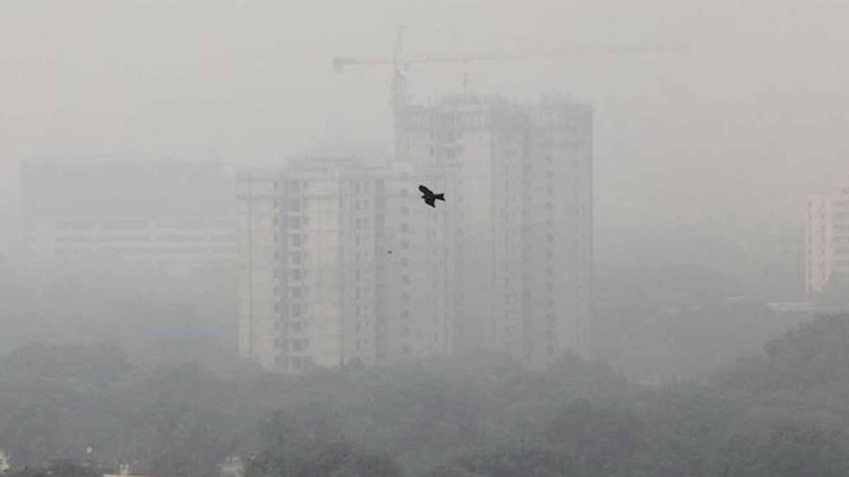 दिल्ली में प्रदूषण का कहर (IMAGE ANI)