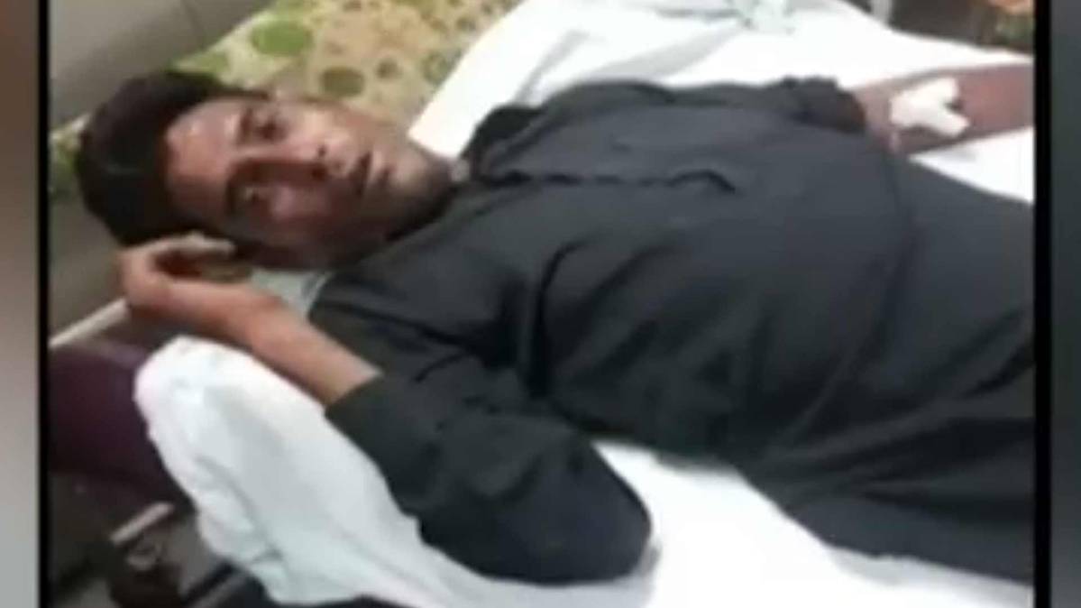 दलित मजदूर की दबंगों की पिटाई से मौत (फोटो टीवी ग्रैब)