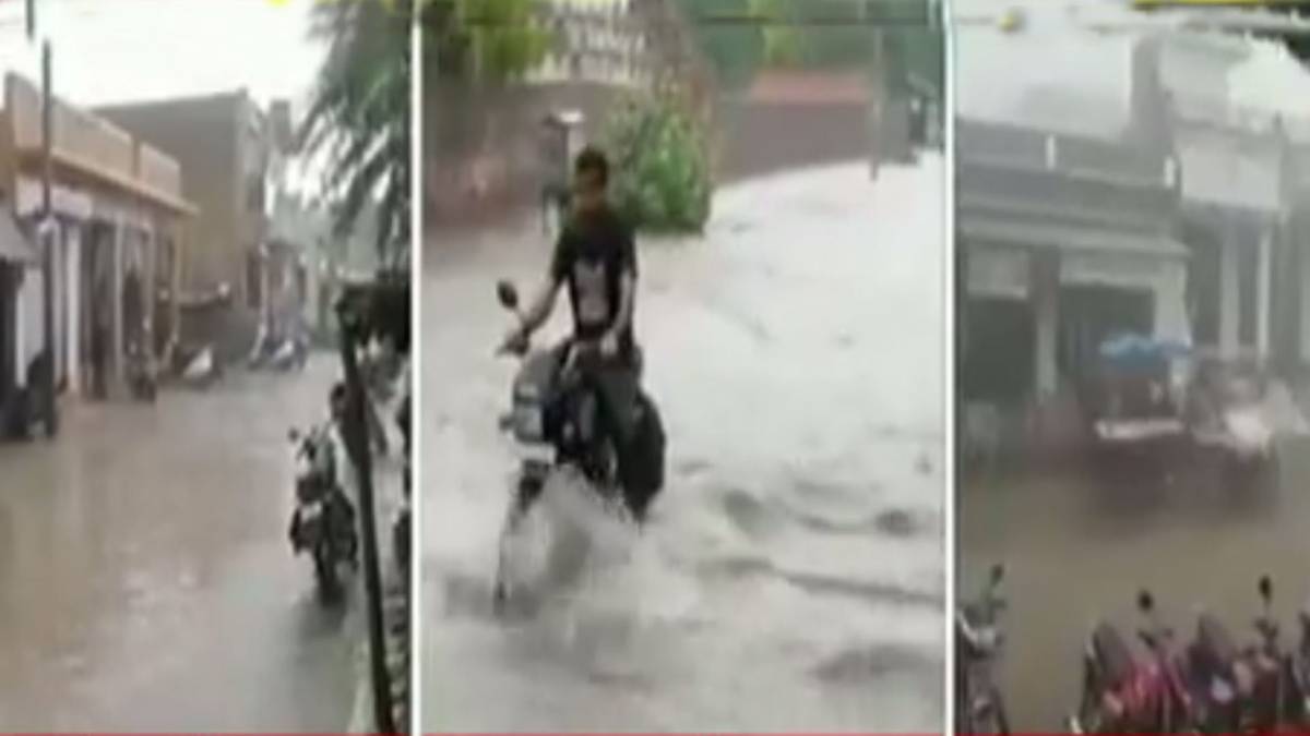 रेगिस्तान में बेमौसम बारिश