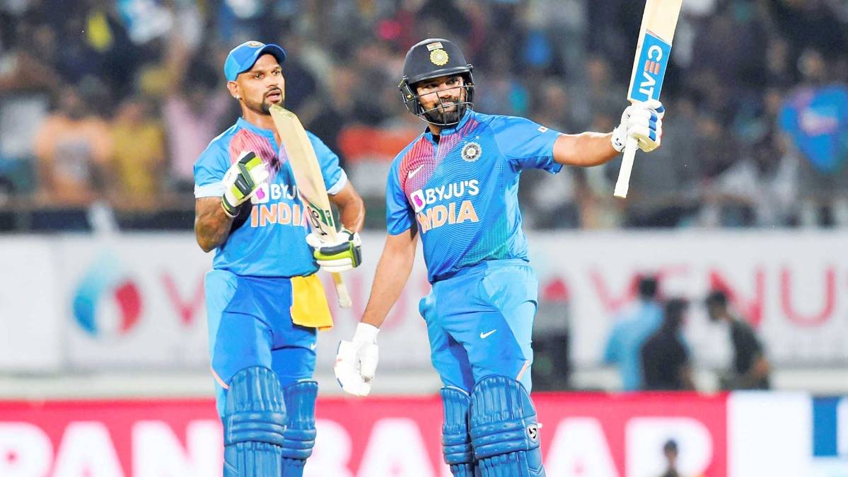 रोहित शर्मा और शिखर धवन