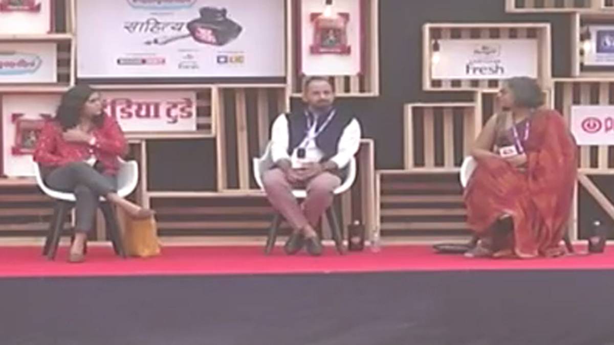 प्रत्यक्षा, अंकिता जैन और राहुल चौधरी