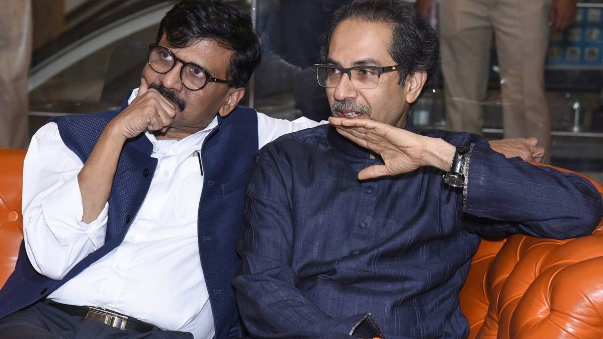 Sanjay Raut and Uddhav Thackeray (File photo)