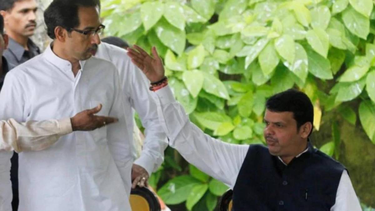 बीजेपी और शिवसेना के बीच टूट नजर आ रही है