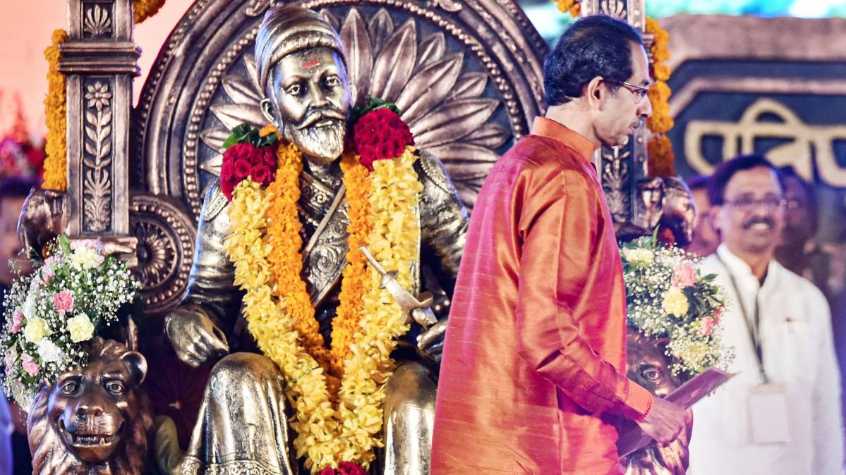 उद्धव ठाकरे का मुख्यमंत्री पद के रूप में शपथ ग्रहण(फोटो- PTI)