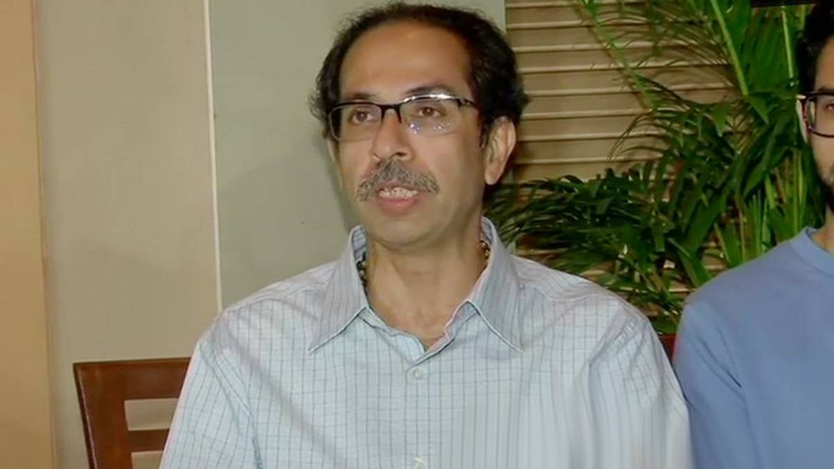 शिवसेना सुप्रीमो उद्धव ठाकरे ने की प्रेस कॉन्फ्रेंस(फोटो-ANI)
