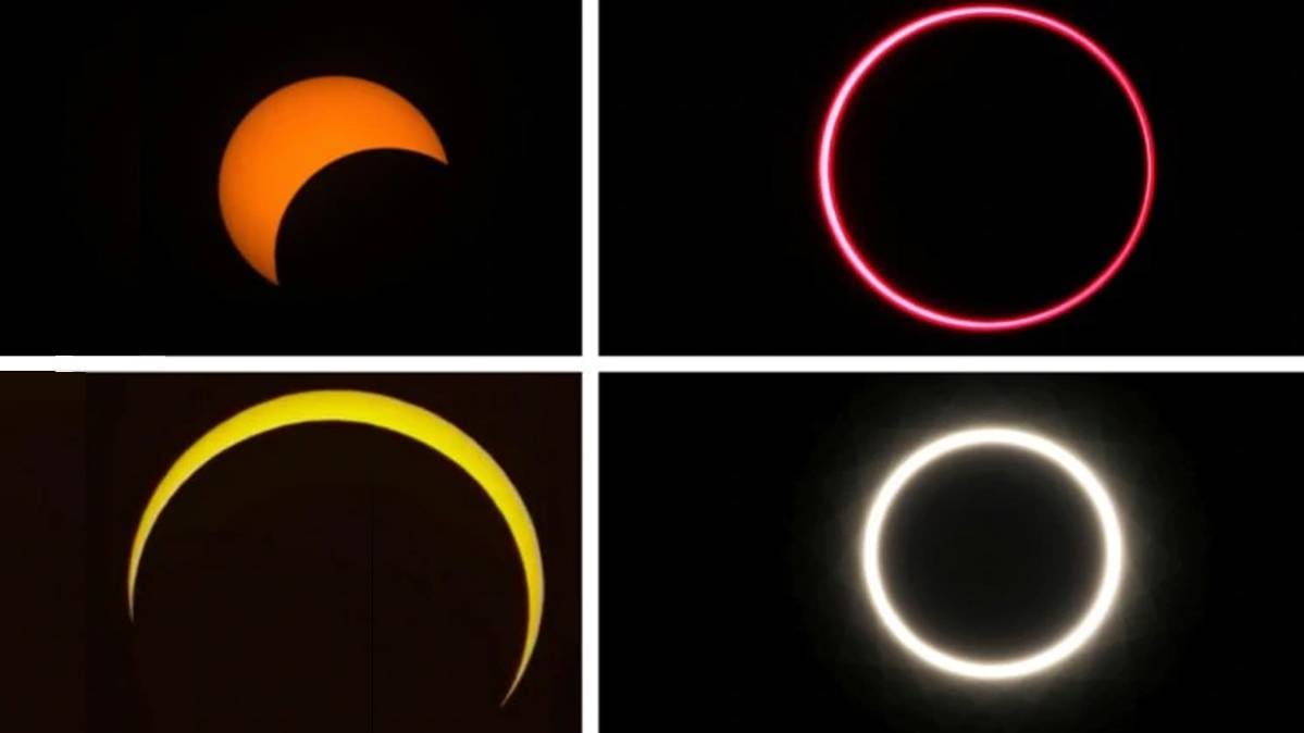 सूर्य को अपने आगोश में लेता दिखा चांद(फोटो-Reuters)