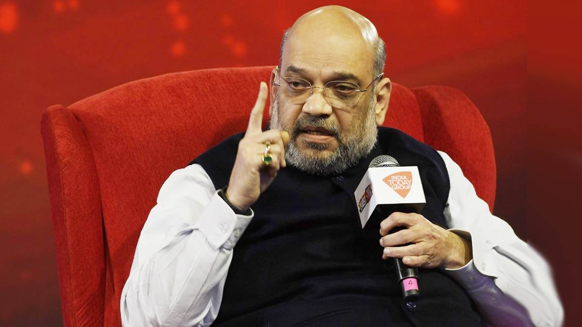 एजेंडा आजतक के मंच पर अमित शाह