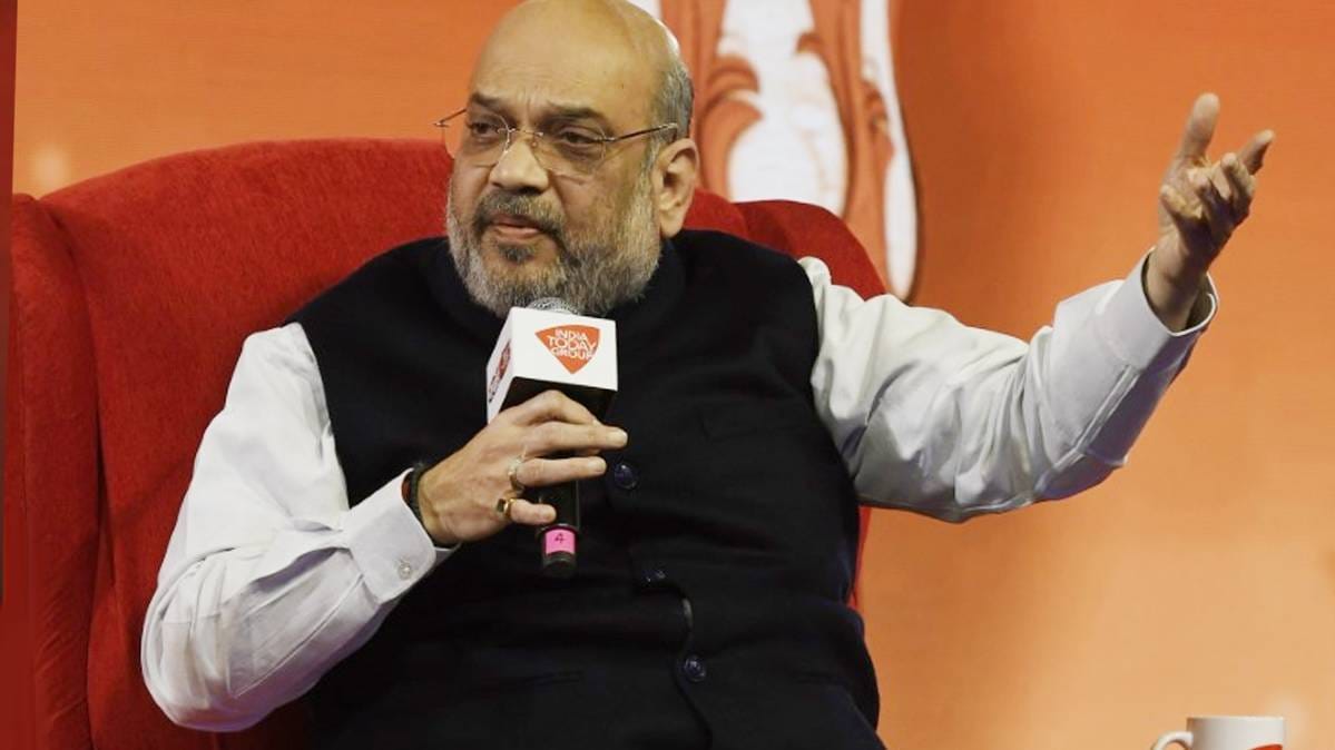 एजेंडा आजतक के मंच पर अमित शाह