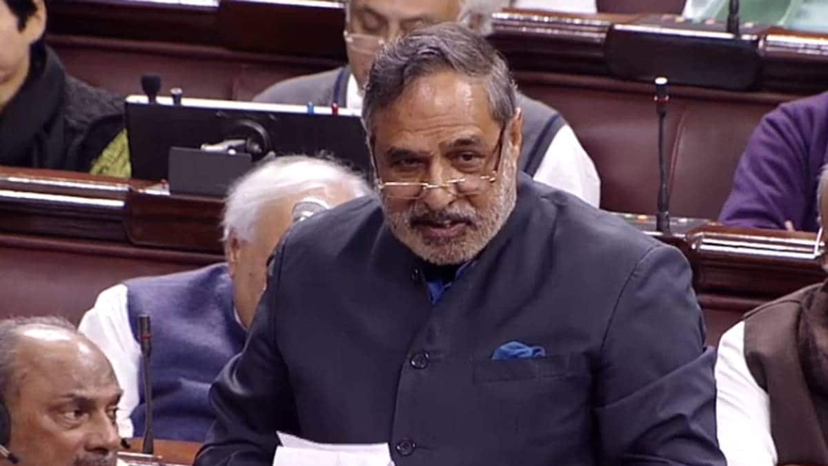 राज्यसभा में आनंद शर्मा (फोटो-ANI)