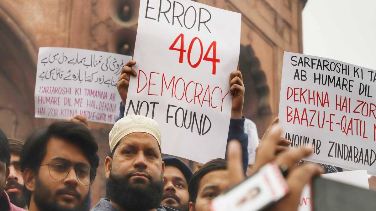 नागरिकता कानून के खिलाफ विरोध प्रदर्शन (फोटो-PTI)