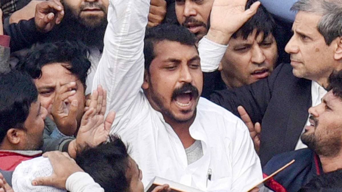 भीम आर्मी चीफ चंद्रशेखर आजाद (फोटो-PTI)