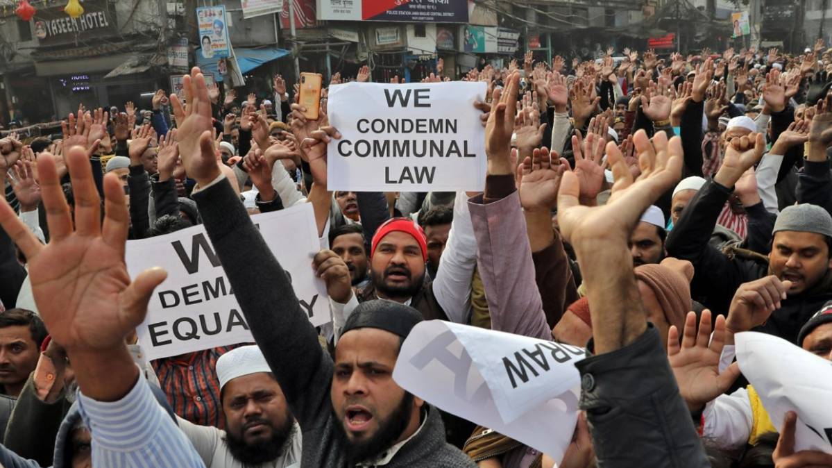 CAA के खिलाफ प्रदर्शन