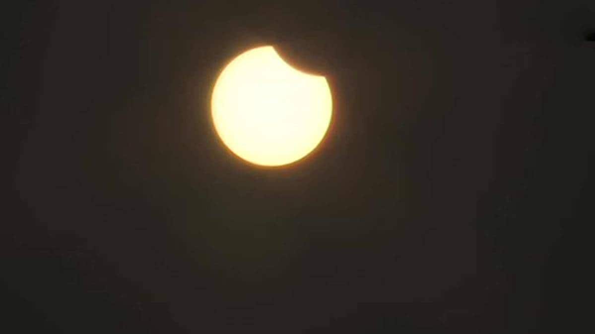 Solar eclipse (Photo ANI)