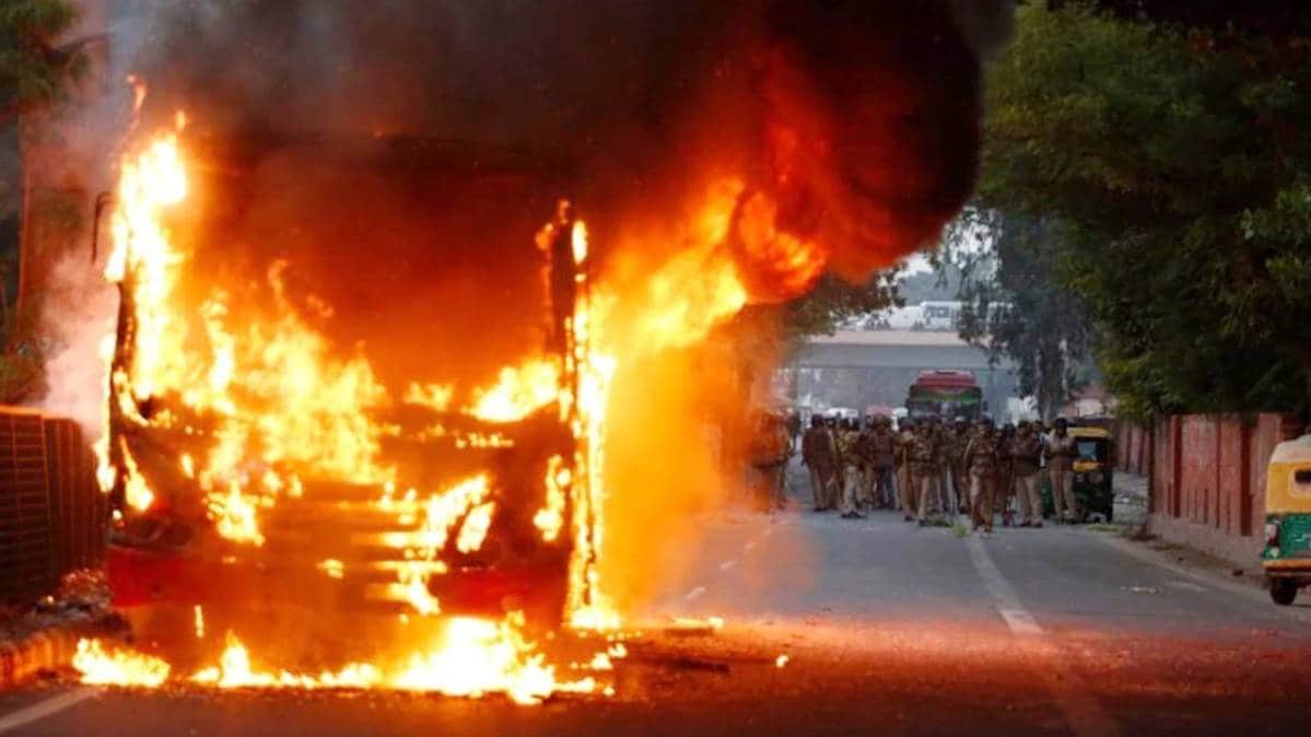 15 दिसंबर को जा‍म‍िया में फैला था तनाव(Photo:AP)