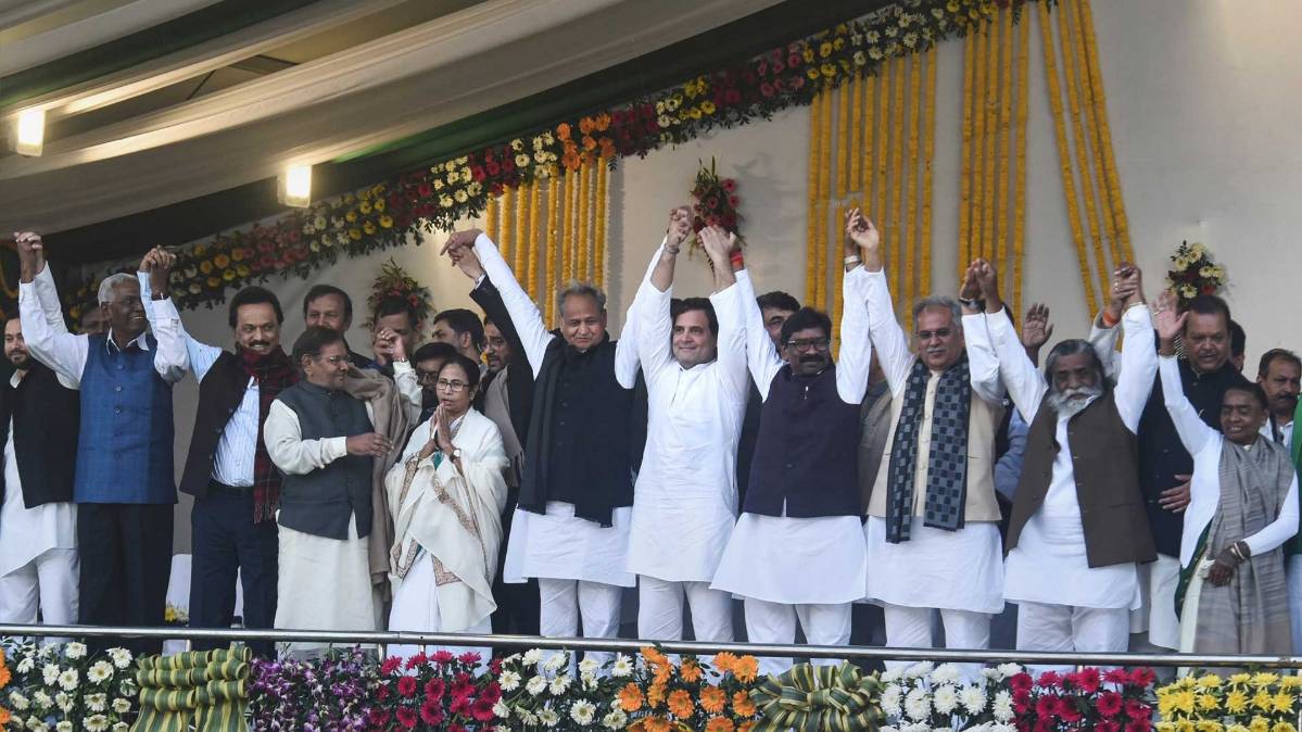 झारखंड में दिखी विपक्ष की एकजुटता