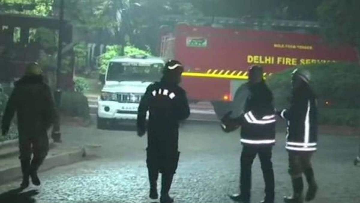 PM आवास में आग (ANI)