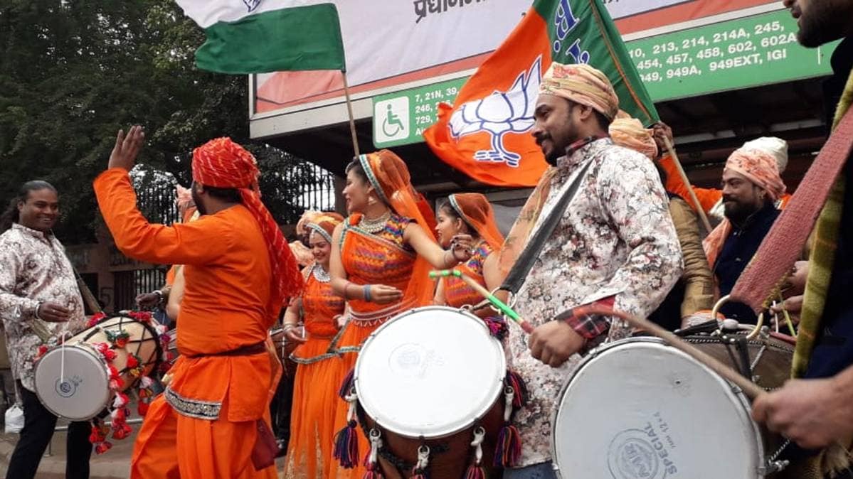 समर्थकों मे दिखा भारी जोश