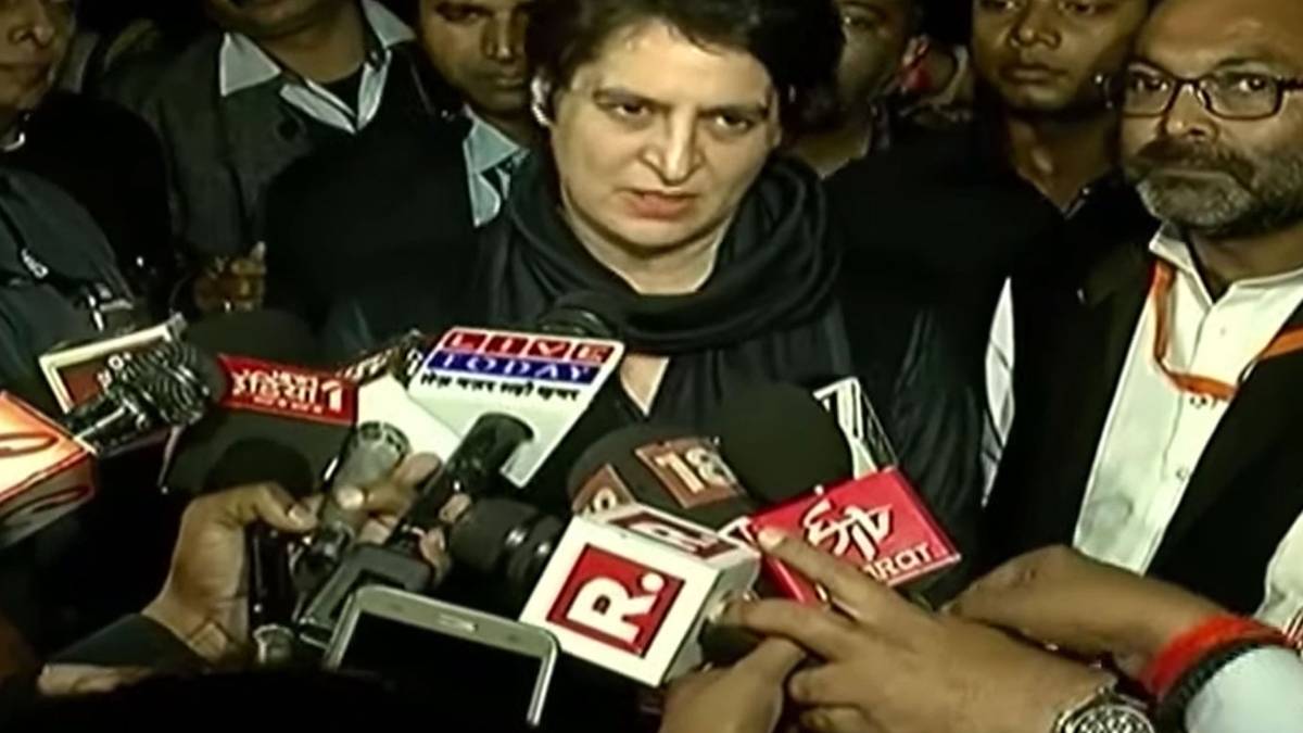 प्रियंका गांधी (Video grab)