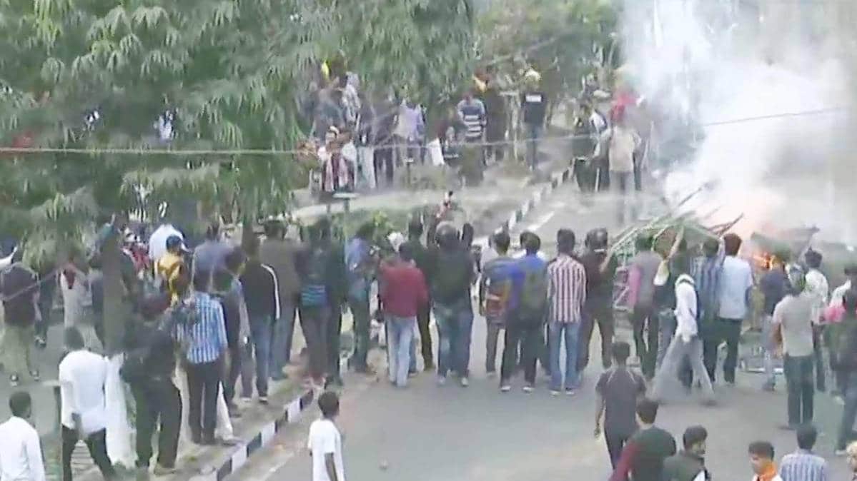 नागरिकता संशोधन बिल का विरोध प्रदर्शन (फोटो ANI)