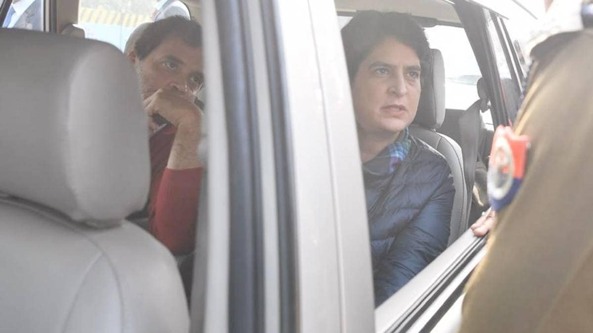 CAA हिंसा पीड़ितों से नहीं मिल पाए प्रियंका-राहुल गांधी