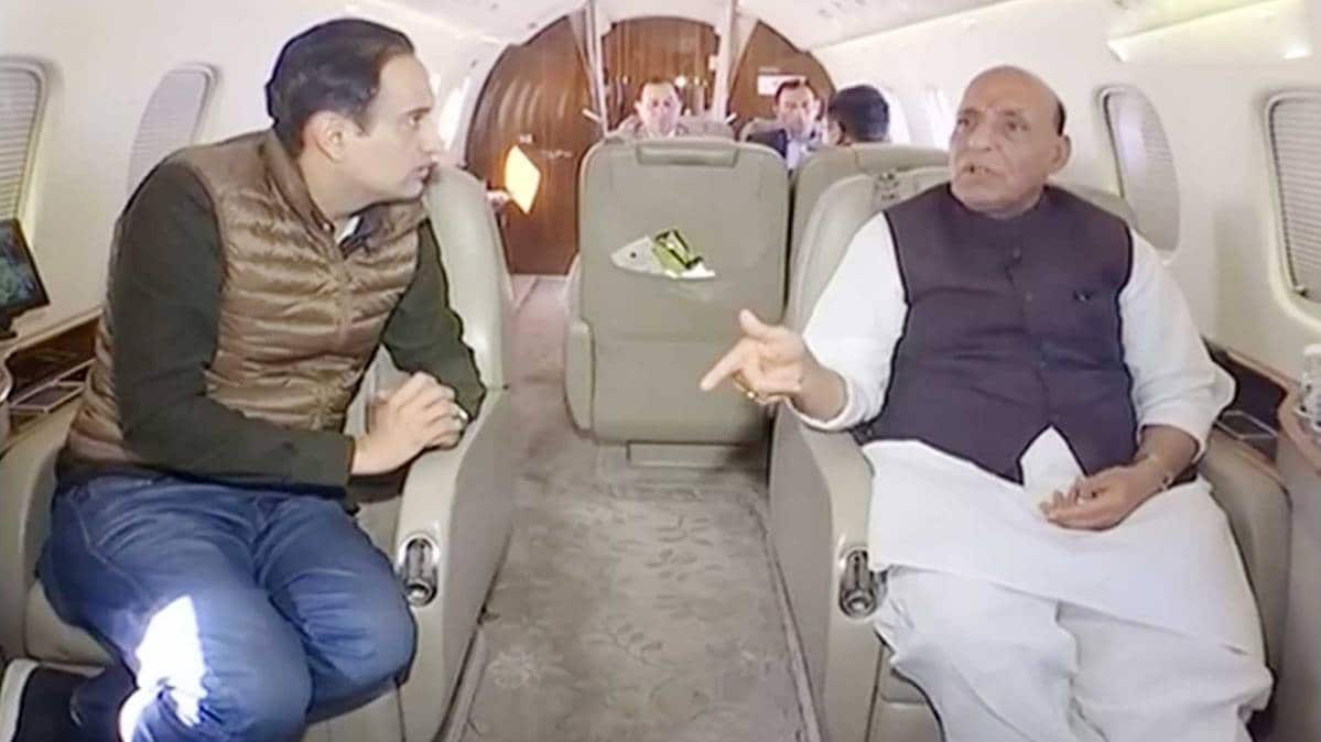 रक्षा मंत्री राजनाथ सिंह से खास बातचीत