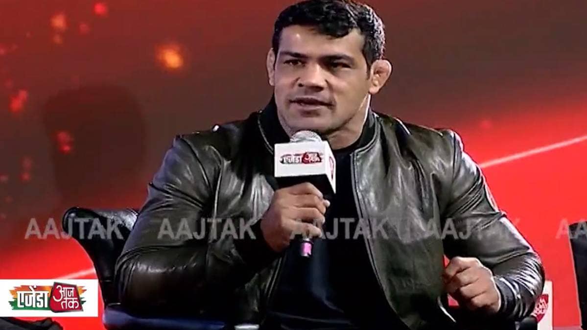 एजेंडा आजतक 2019 के मंच पर पहलवान सुशील कुमार