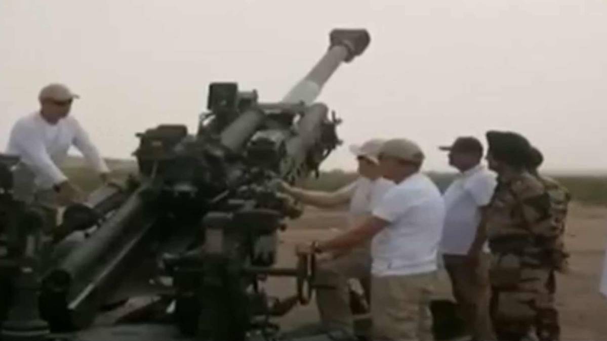 M-777 howitzers (PHOTO TV GRAB)