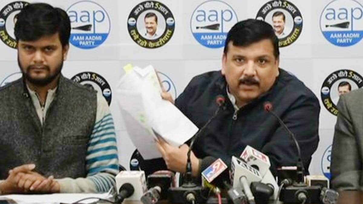 AAP नेता संजय सिंह (फाइल फोटो)