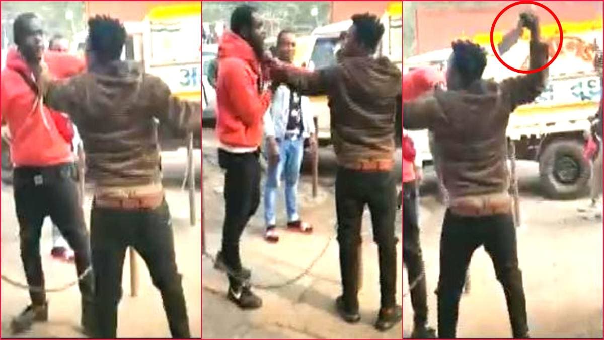 अफ्रीकी युवकों के बीच झड़प