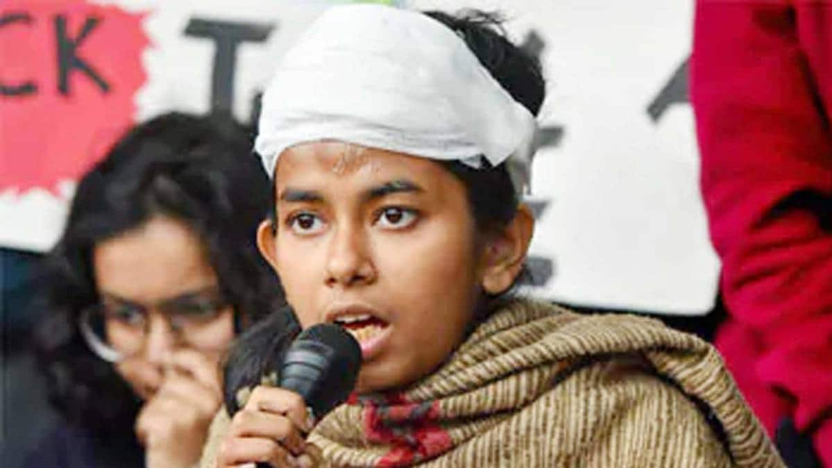 JNUSU President Aishe Ghosh
