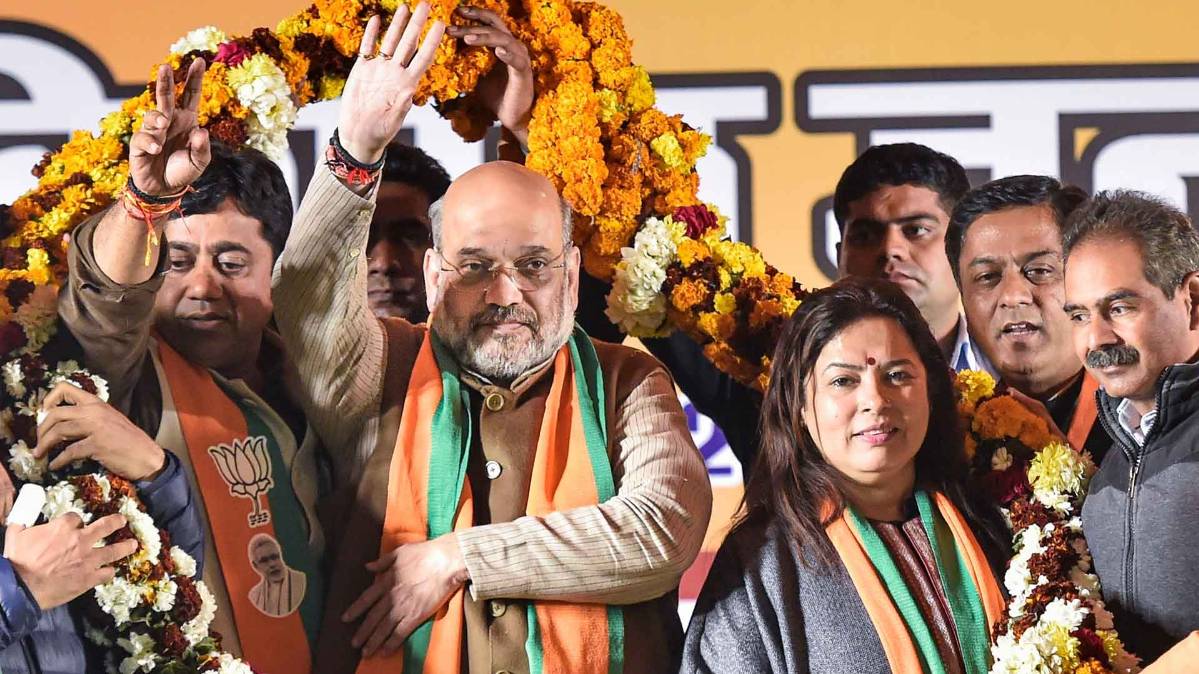 दिल्ली विधानसभा चुनाव 2020 में AAP, BJP और त्रिकोणीय मुकाबला (फाइल फोटो)