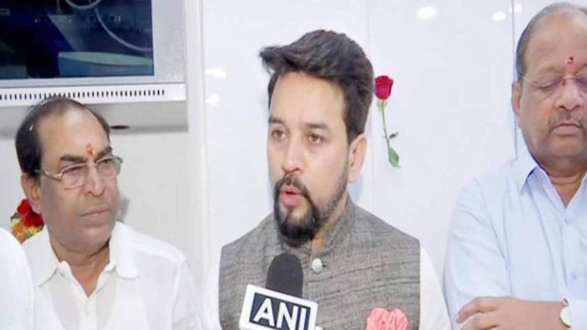 केंद्रीय मंत्री अनुराग ठाकुर (Photo ANI)