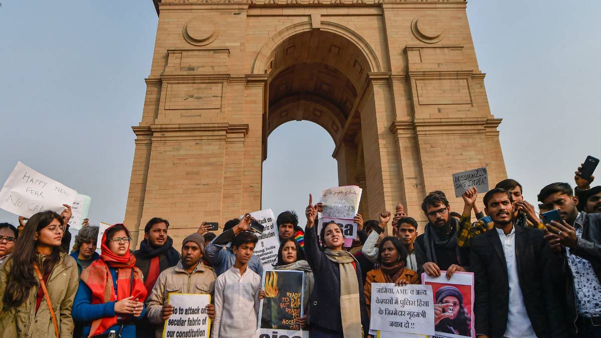 नागरिकता कानून पर विरोध (फाइल फोटो-PTI)